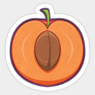 Apricot Sticker